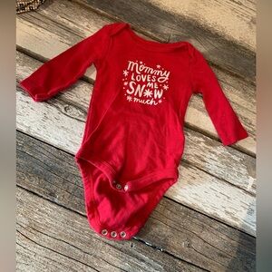 Joe Fresh | “Mommy Loves Me Snow Much” Winter Onsie